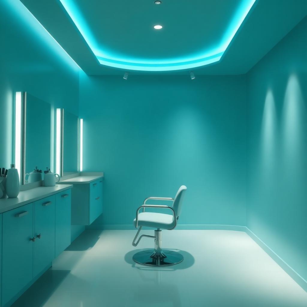 The Nano Salon floor in Kilimani, Nairobi